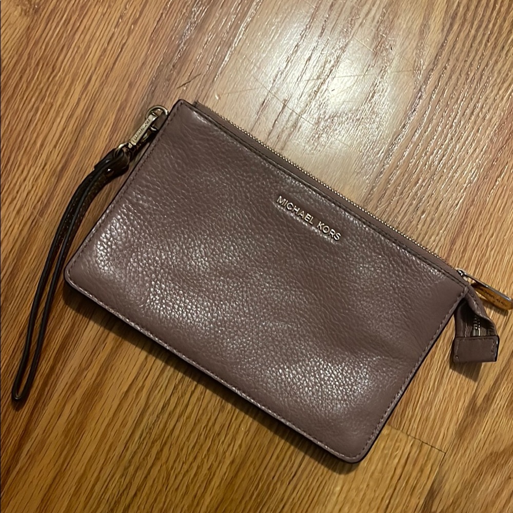 Michael Kors Men's Leather Wristlet - Brown